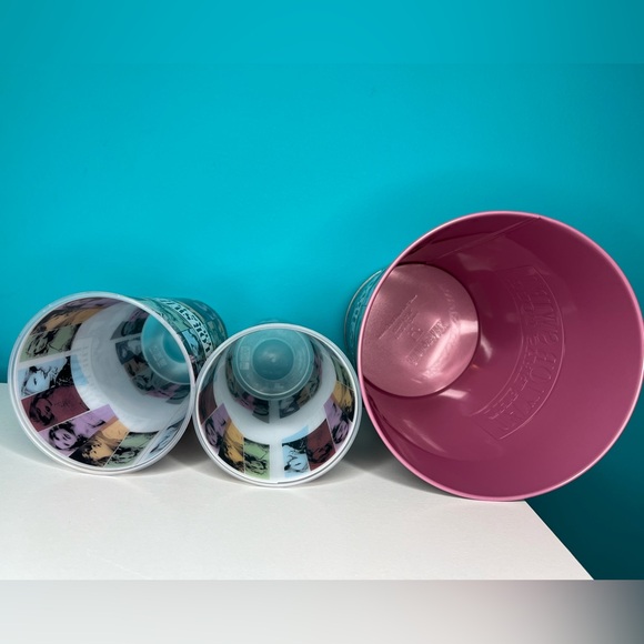 AMC Exclusive Taylor Swift Eras Tour Metal Pink Popcorn Tin Cups & Bracelet New - Picture 4 of 7